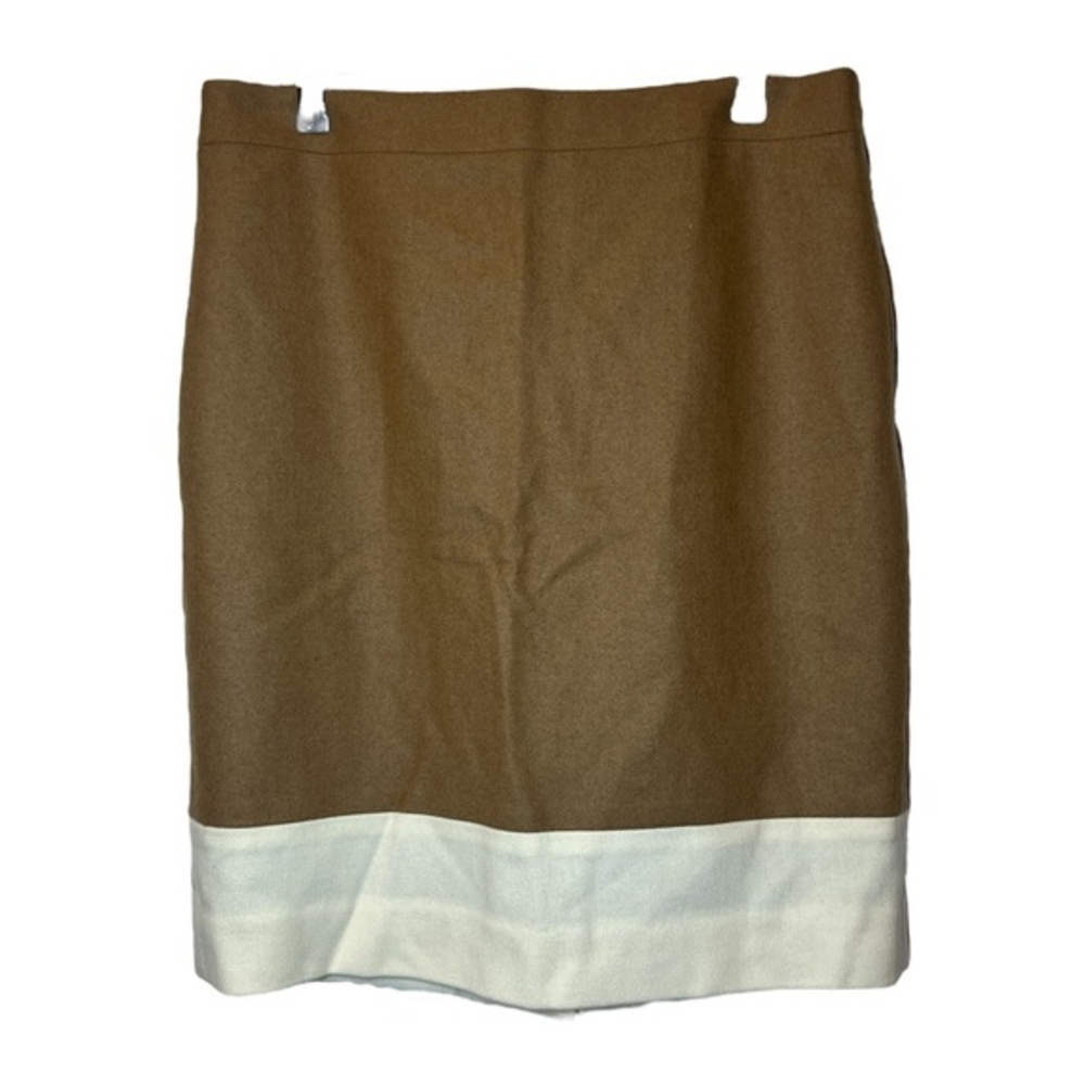 J Crew The Pencil Women 10 2 Toned Lined Wool Blend Career Professional Skirt‎